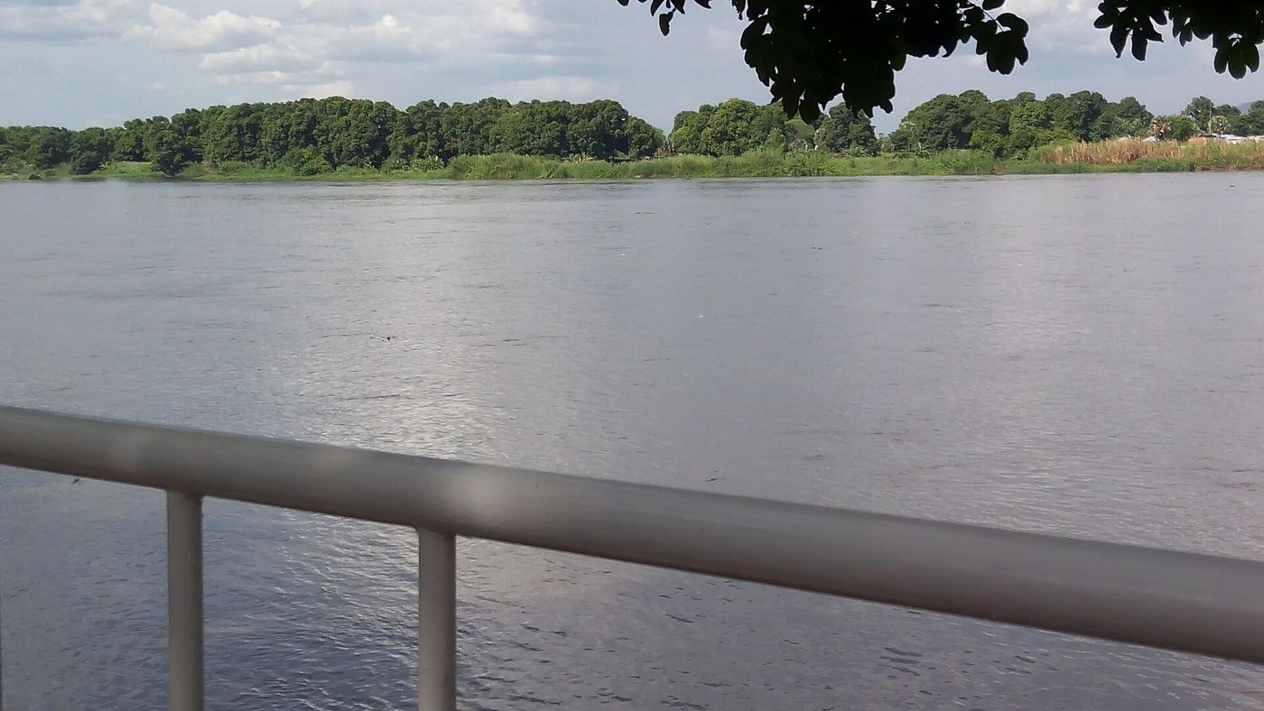 The Nile River flowing through Juba