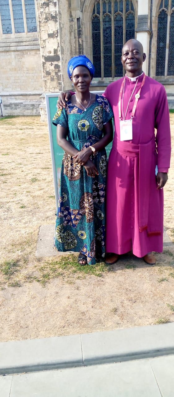 Bishop at Canterbury Cathedral during the Lambeth gathering